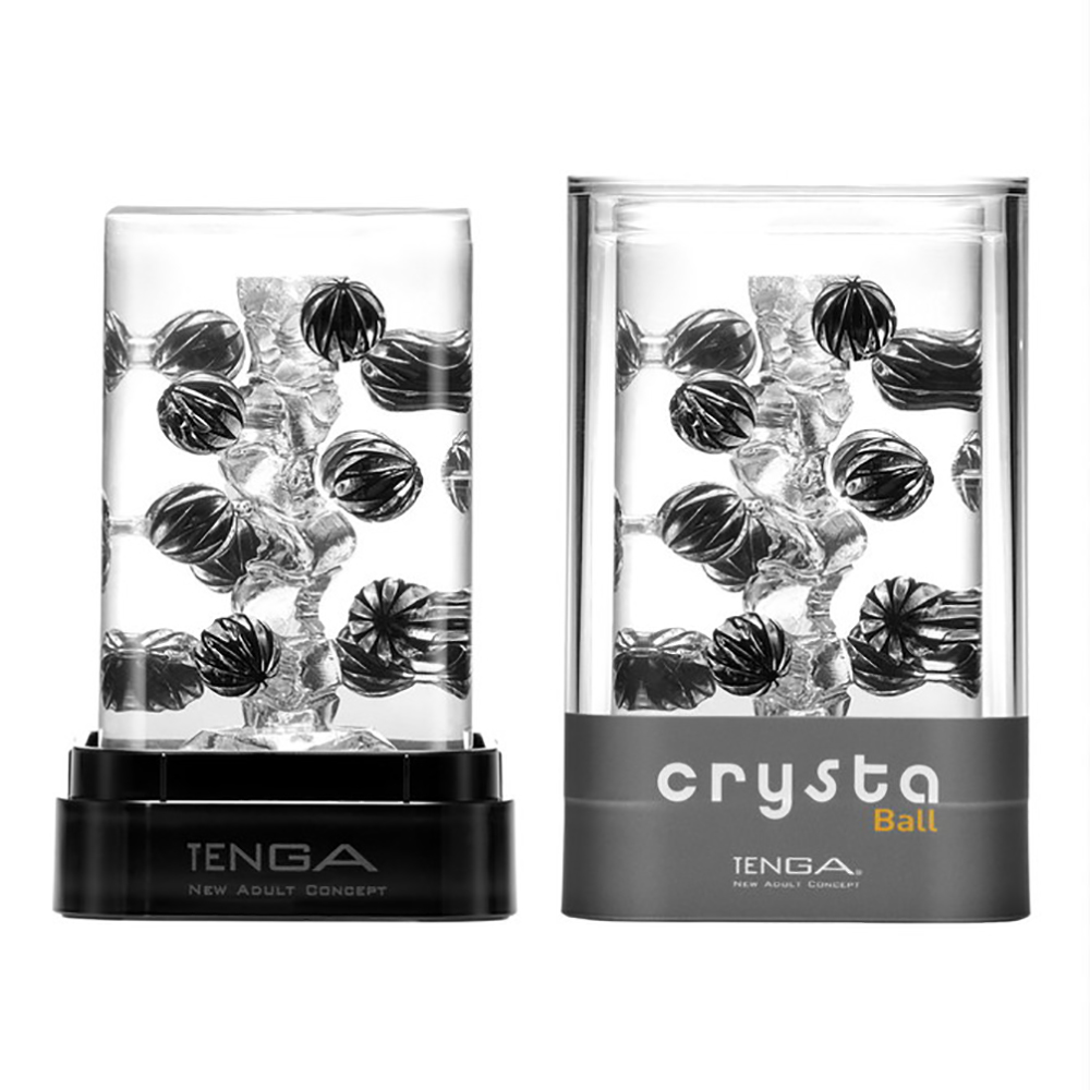 日本TENGA crysta水晶Ball魔球浮游刺激透明飛機杯