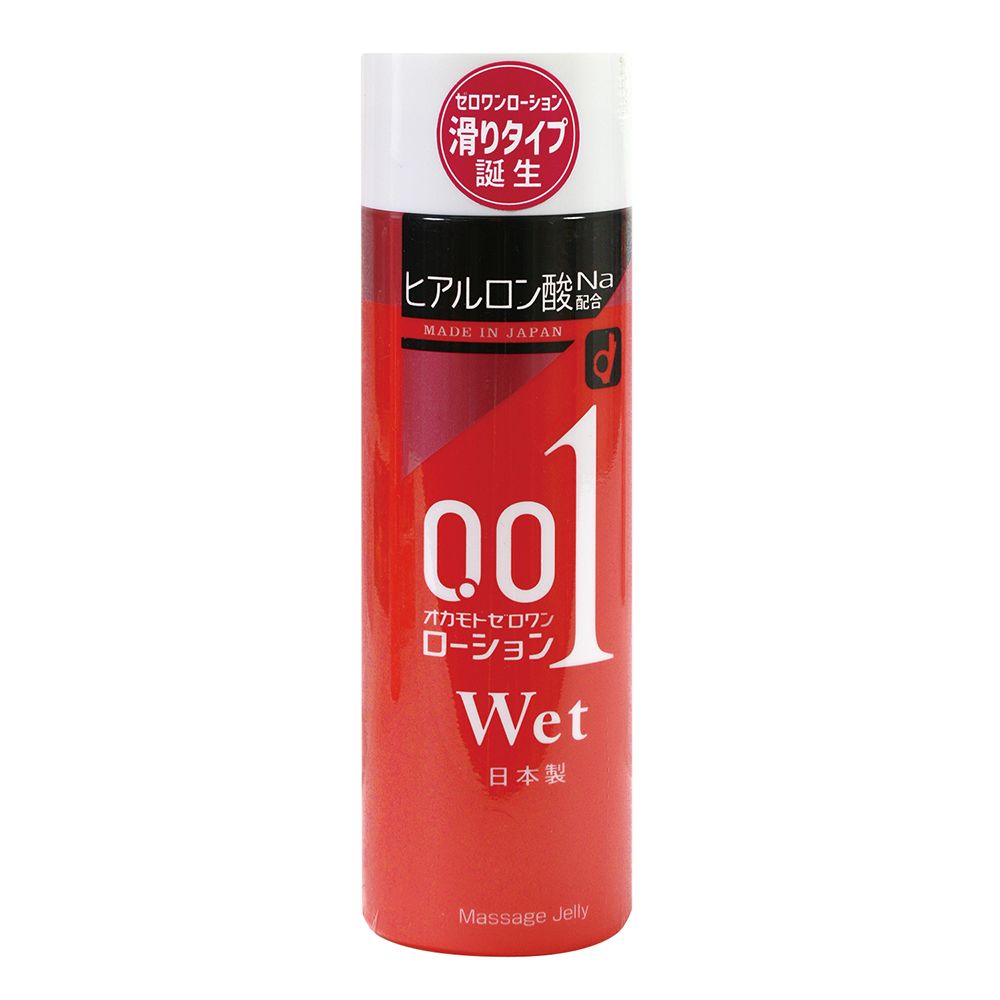 日本NPG岡本0.01(Wet)保濕型潤滑液200g 按摩情趣自慰潤滑油☆