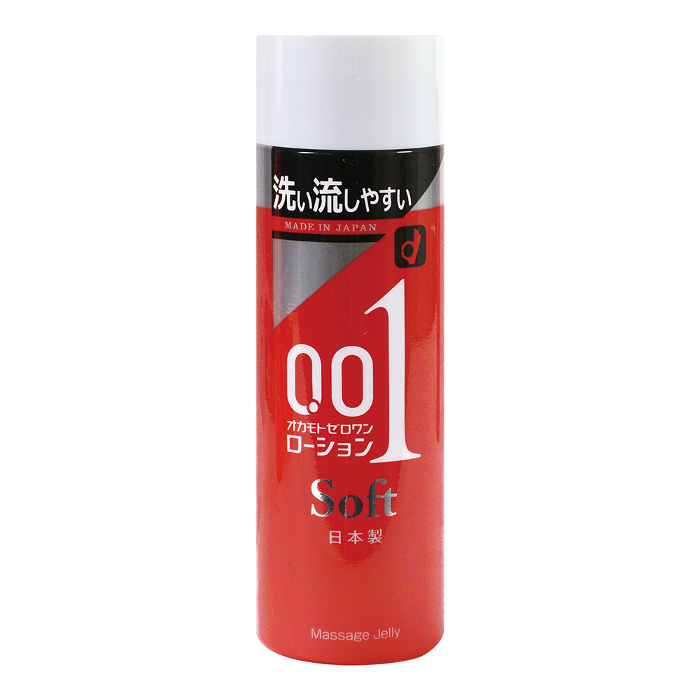 日本NPG岡本0.01(soft)柔軟型潤滑液200g 按摩情趣自慰潤滑液☆