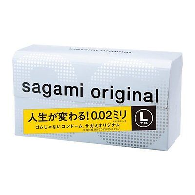 Sagami 相模元祖 002 0.02 超激薄衛生套-L加大(12入)