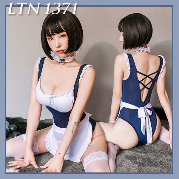 連身衣女僕裝(LTN)1371-白藍-F 女傭♥