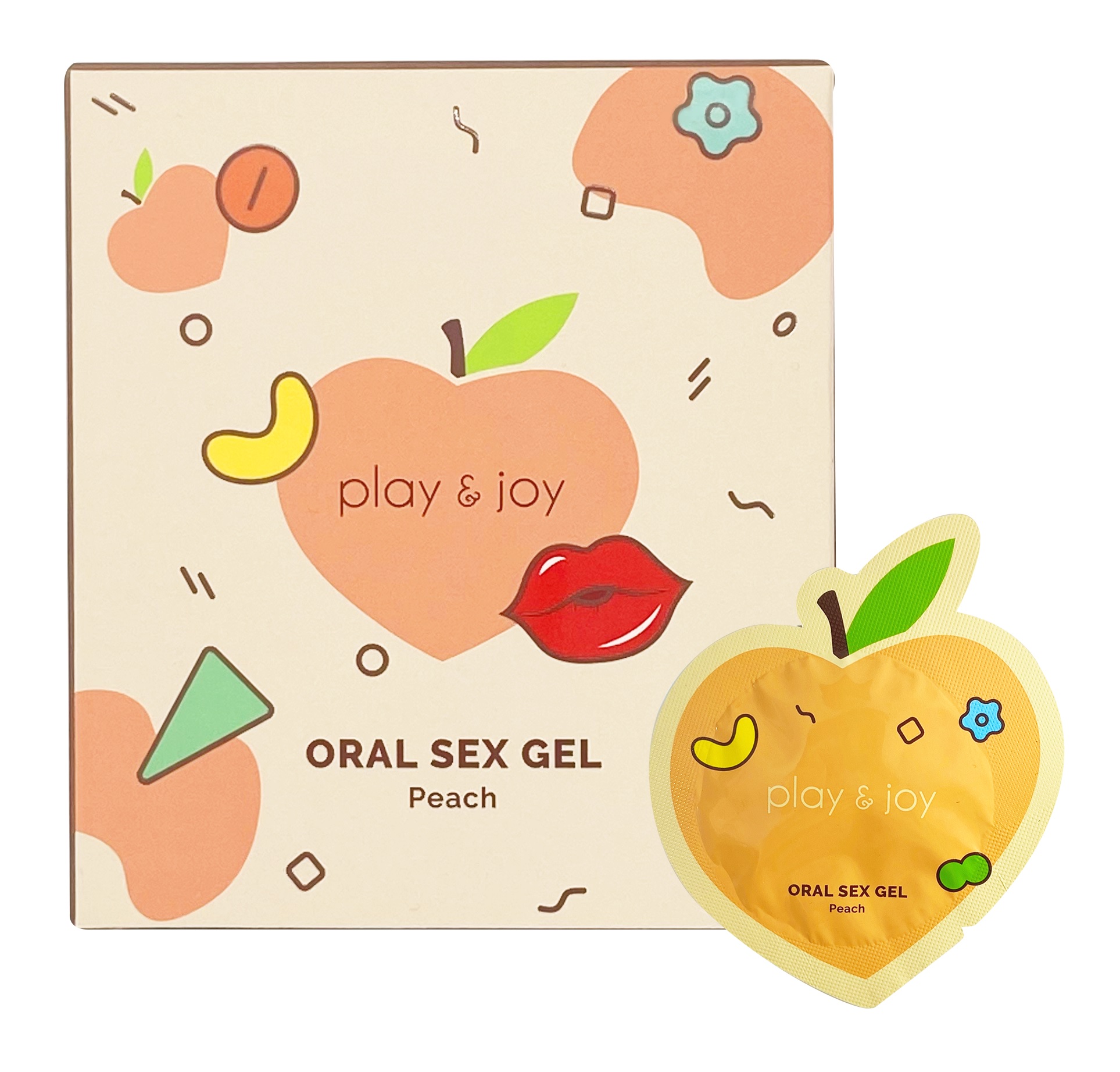 兩性專家推薦!台灣製造 Play&Joy狂潮‧情趣口交液隨身包單包 水蜜桃風味3ML