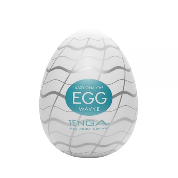 日本TENGA一次性奇趣蛋自慰蛋 EGG10周年新世代系列 EGG-013波紋II型挺趣蛋(WAVY II)自慰器男用自慰套飛機杯自愛器