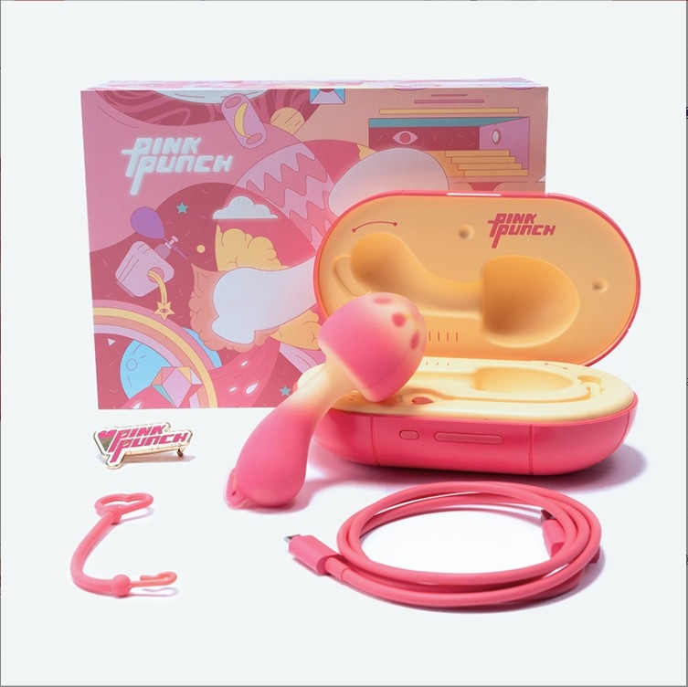 原價1980特價1385 PinkPunch 小蘑菇跳蛋【APP遙控+充電款】♥☆