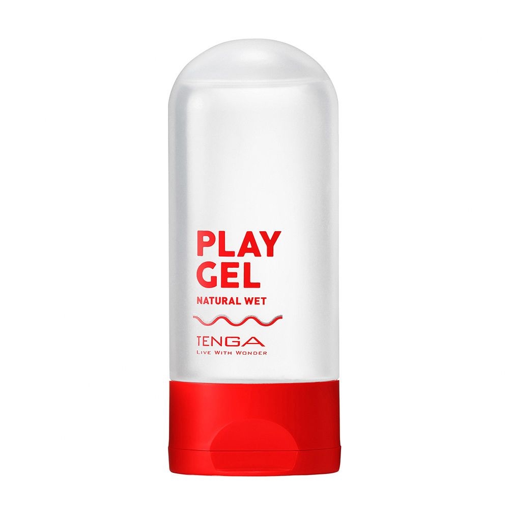 日本TENGA共趣潤滑液 PLAY GEL NATURAL WET無黏性自然潤滑感潤滑液160ML(紅色)水溶性潤滑液 自慰潤滑
