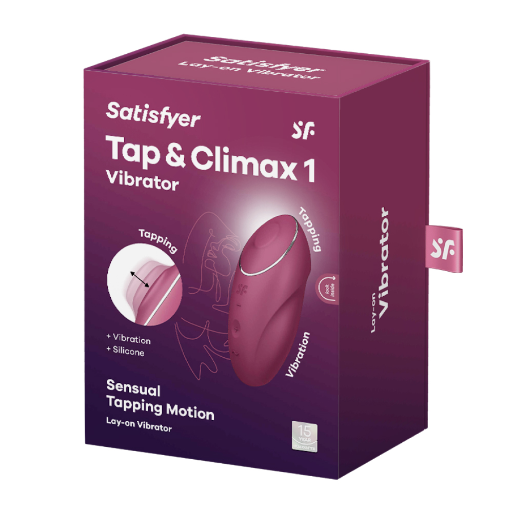 【德國Satisfyer】 Tap & Climax 1 陰蒂拍打 | 震動器 紅【11種拍打+11...