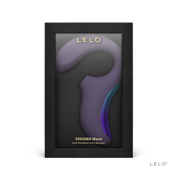 LELO｜ENIGMA Wave｜雙頭刺激聲波按摩器 紫 【8頻+吸吮+震動+靜音+防水+充電】★