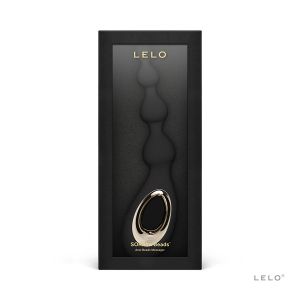 LELO｜SORAYA Beads｜後庭拉珠震動按摩器 黑【USB充電+防水+8種震動模式】★