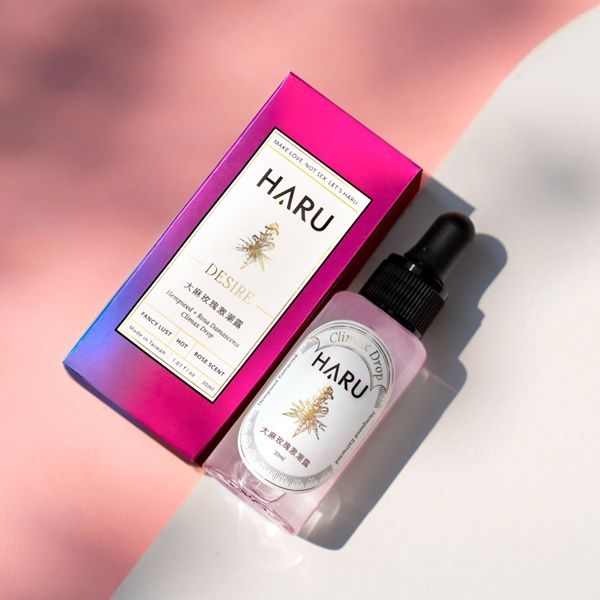 【HARU】 DESIRE 大麻玫瑰激潮露 |30ml