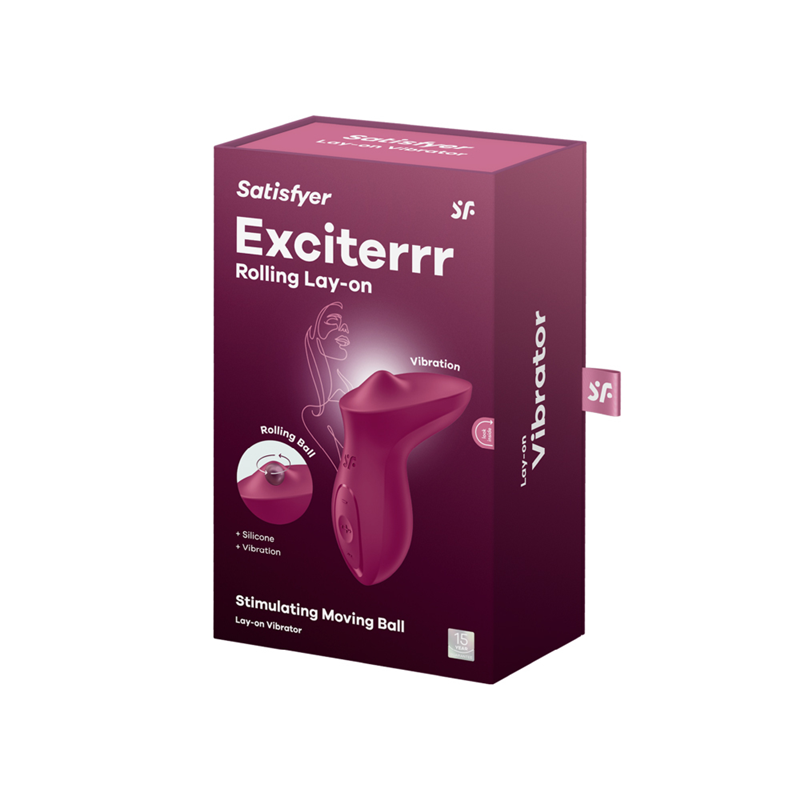 【德國Satisfyer】 Exciterrr 滾珠震動按摩器 【10頻滾珠+13頻震動+USB磁吸充電】保固15年 ✿