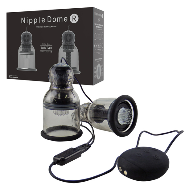 日本SSI JAPAN升級版Nipple Dome Jack R Type女用旋轉乳杯胸部刺激自慰器電動按摩器(黑色)充電✦