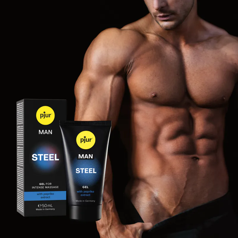 德國pjur 碧宜潤 MAN STEEL Gel 鋼鐵英雄男性活力保養凝膠