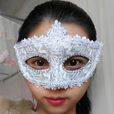 蕾絲白色公主情趣面具 性感面具 角色扮演萬聖節化妝舞會派對配件【5000元滿額尊榮禮】♥