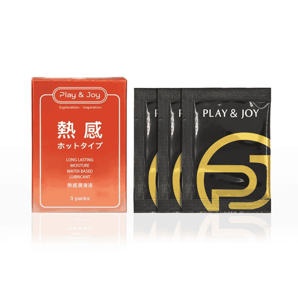 兩性專家推薦!台灣製造 Play&Joy狂潮‧瑪卡熱感激性潤滑液隨身包(單入)