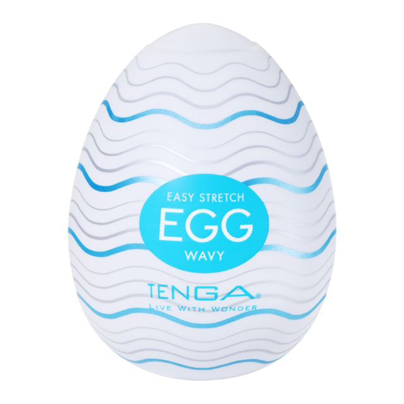 日本TENGA EGG STANDARD彈嫩系列 波浪挺趣蛋(WAVY)一次性奇趣蛋自慰蛋 自慰器 男用自慰套飛機杯 ✿