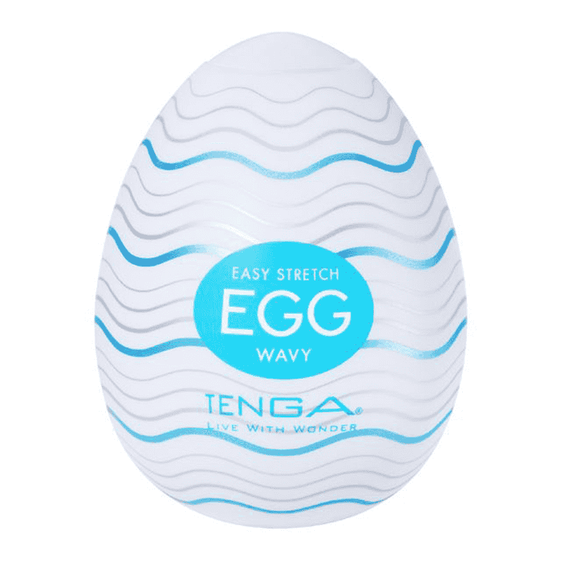 日本TENGA EGG STANDARD彈嫩系列 波浪挺趣蛋(WAVY)一次性奇趣蛋自慰蛋 自慰器 男用自慰套飛機杯 ✿