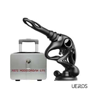 UEROS | 多功能伸縮按摩炮機 <尊享套裝>【6種震動x6種伸縮x6種轉珠模式+充電】▶台灣永準公司貨保固兩年✿