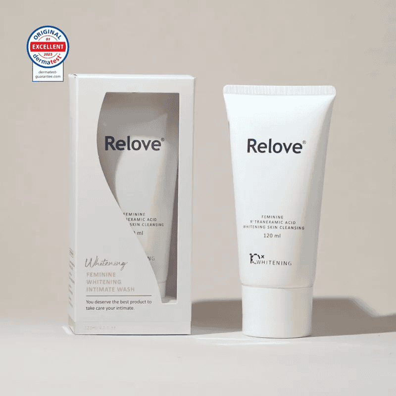 【清洗+美白】Relove-私密肌R²深層傳明酸淨白潔淨精華凝露 120ML 乳暈.私處.陰唇.粉紅膏.保養淡化黑色素私密洗