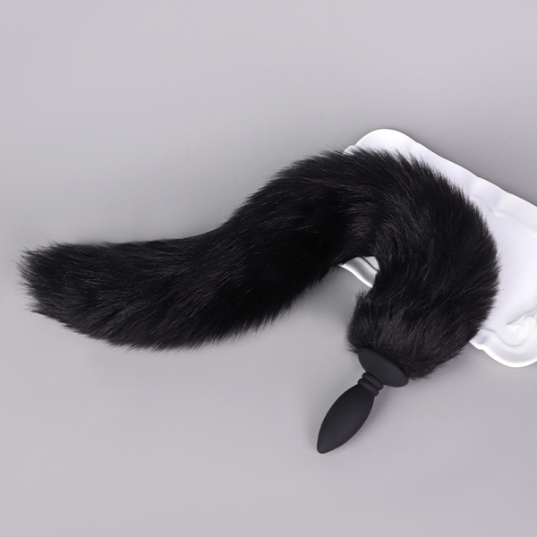 【直徑2.1cm】狐狸尾巴．可拆卸硅膠肛塞(子彈)♥