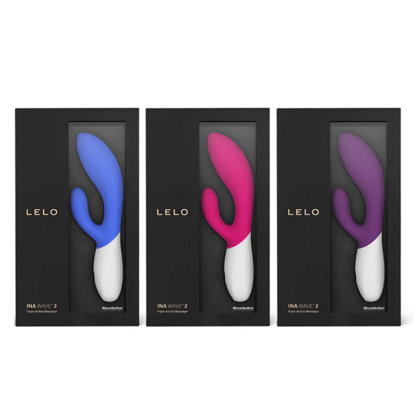 LELO｜ INA WAVE™ 2｜ GC點兔耳按摩棒【12頻震動+充電】▶保固一年★