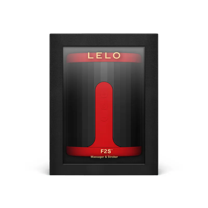 瑞典LELO F2S™ 智能電動飛機杯【震動+APP遙控+防水+USB充電】電動飛機杯<龜頭訓練器>黑/紅 ▶保固一年★
